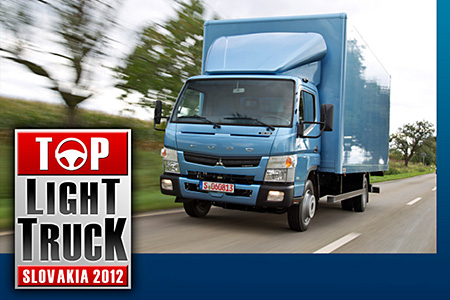 TOP LIGHT TRUCK SLOVAKIA 2012を受賞した「キャンター」