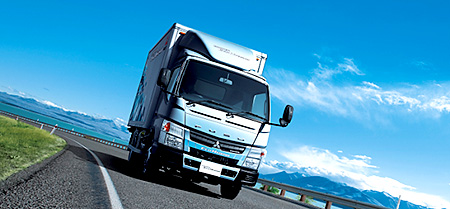 World’s cleanest, most fuel-efficient Canter Eco Hybrid light-duty truck