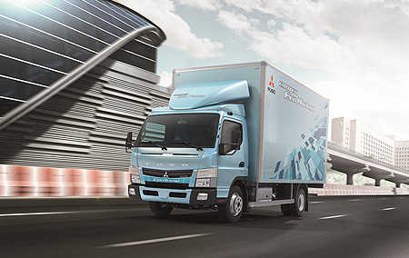 Canter Eco Hybrid light-duty truck for the Taiwan market