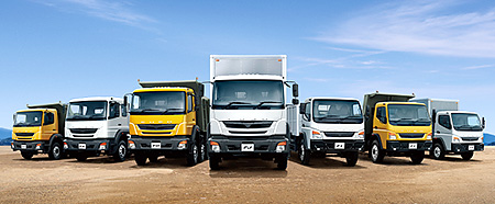 The holistic range of all-new robust FUSO trucks for export