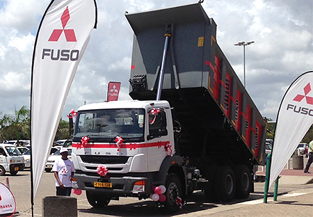 All-new FUSO FJ medium-heavy-duty truck launched in Tanzania, March 9, 2014