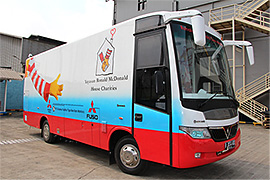 FE84 BC Ronald McDonald Care Mobile bus