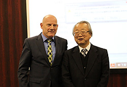 Minister Winfried Hermann together with MFTBC Chairman Takao Suzuki