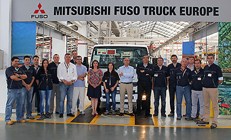 Canter light-duty truck for Morocco joined by MFTE management team and employees (MFTE Tramagal Plant)