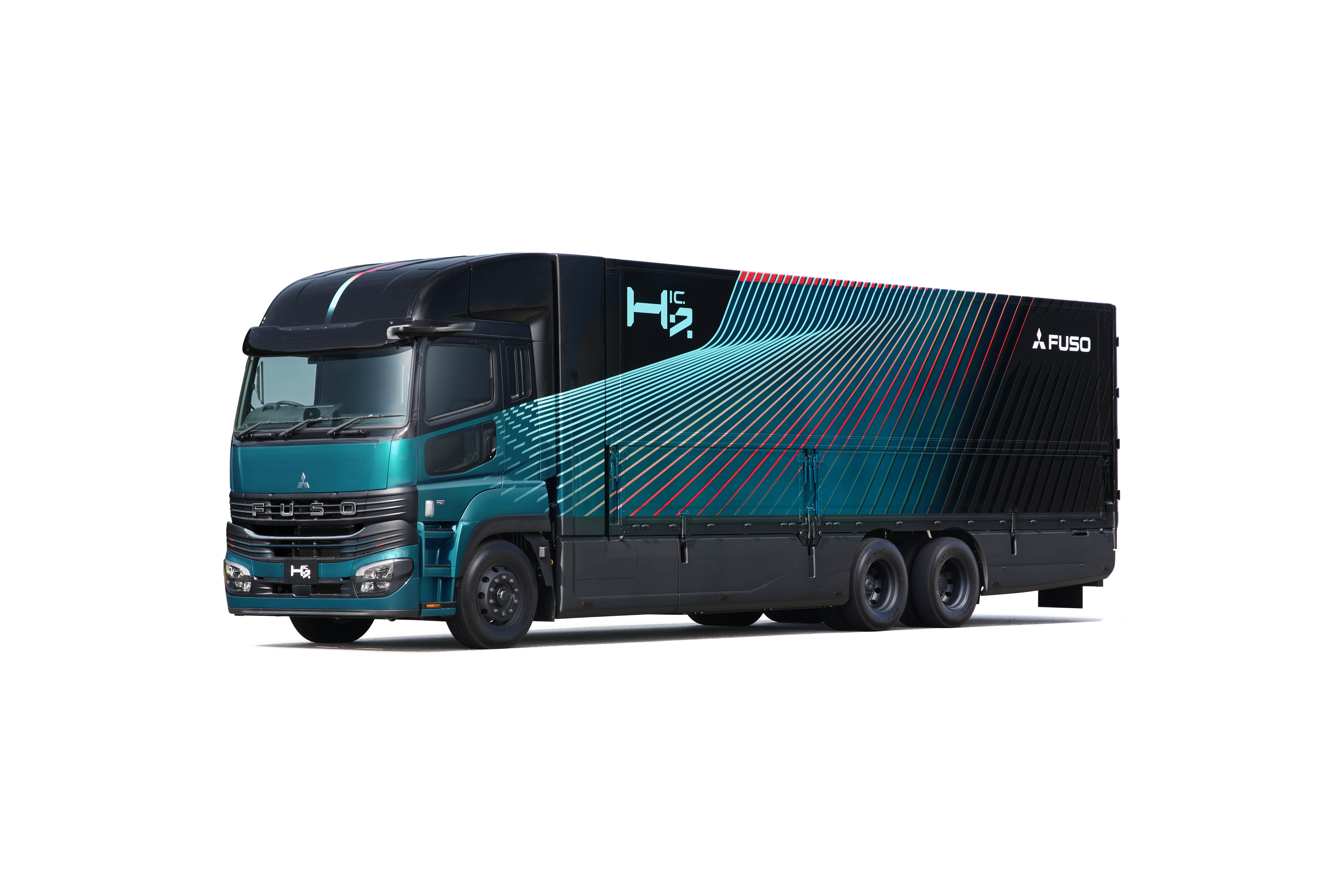 水素エンジン搭載大型トラック H2IC